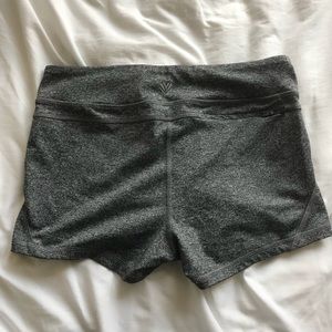 forever 21 workout shorts, small, grey
